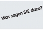Preview: Bodengrafik "Was sagen Sie dazu?"