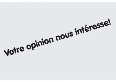 Bodengrafik "Was sagen Sie dazu?"